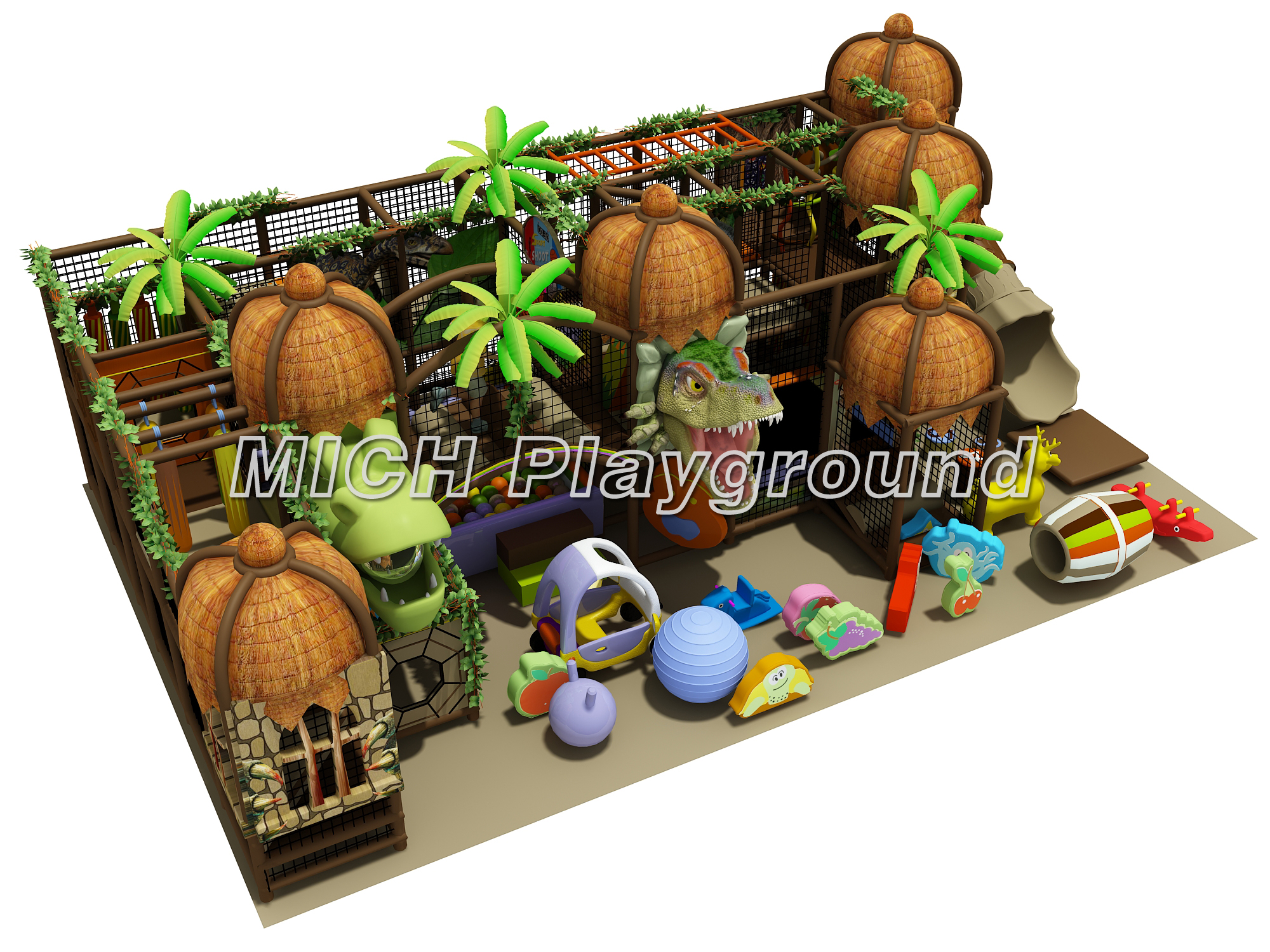 Small Themed Kids Indoor Soft Playhouse