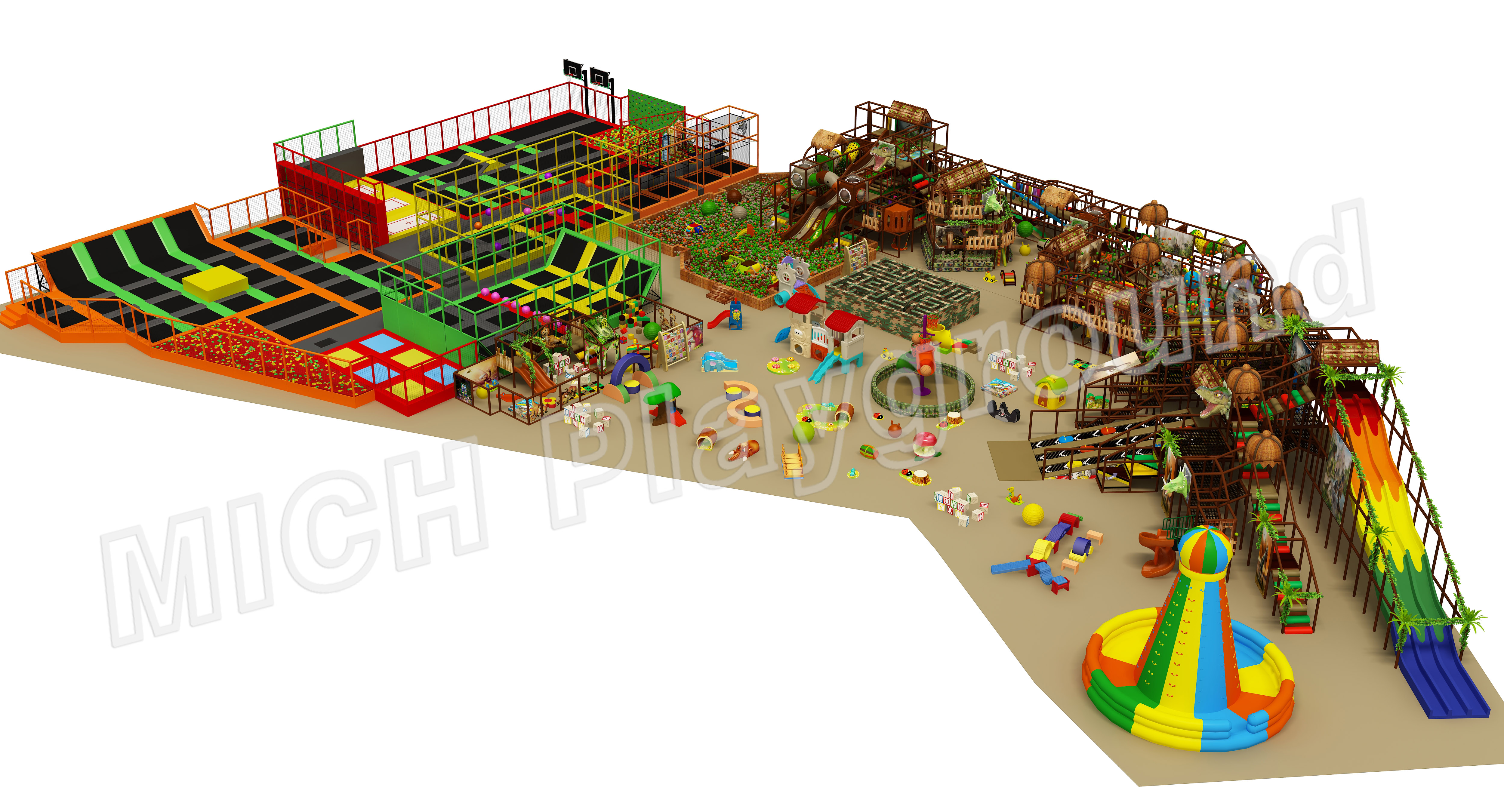 4000sqm Large Commercial Indoor Playground