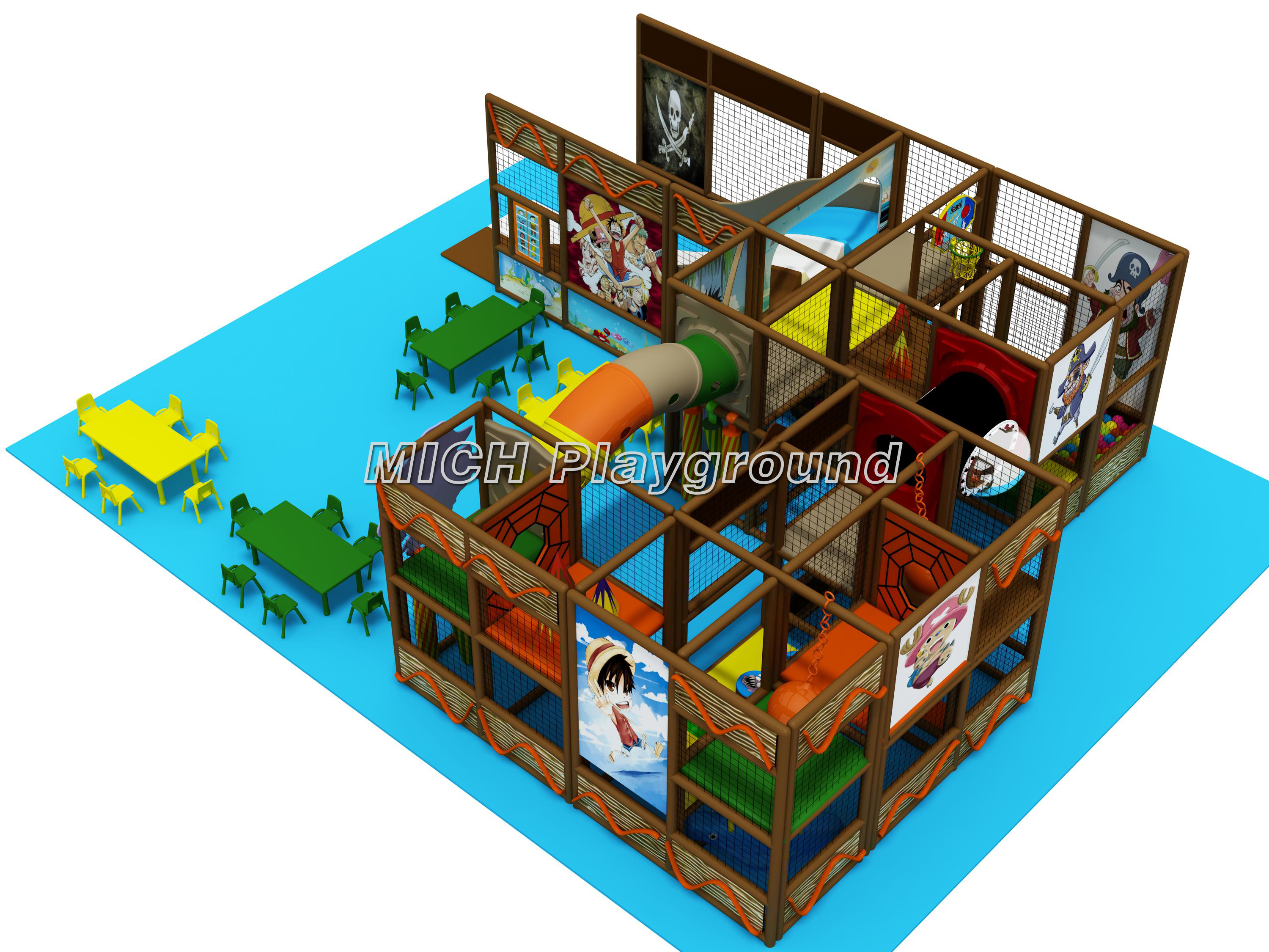 Mich Small Size Kids Indoor Playground Equipment for Sale