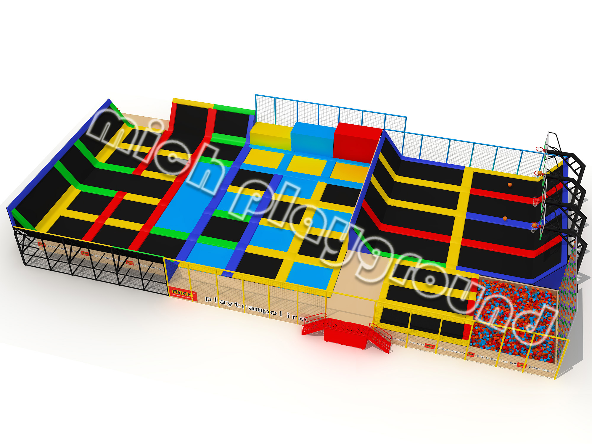 Trampoline Park manufacturer, Trampoline Park Mich Playground Co., Ltd.