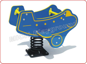 Aircraft Animated Outdoor Spring Rocking Horse