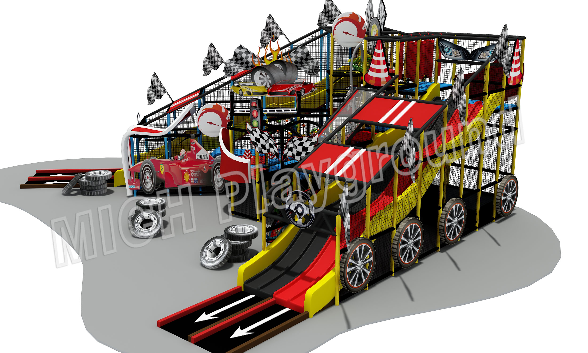 F1 Racing Car Themed Children Indoor Park - Buy Themed Children Indoor ...