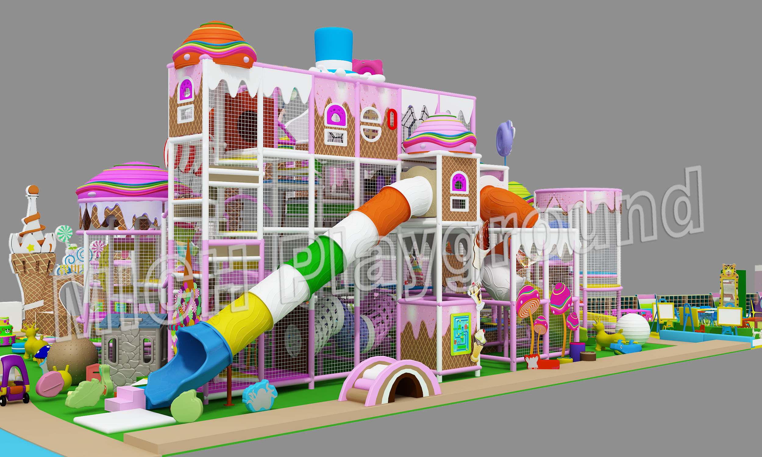 Modern Indoor Play Area for Toddler