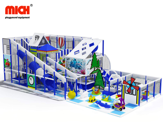 Snow Themed Toddler Indoor Soft Play Area