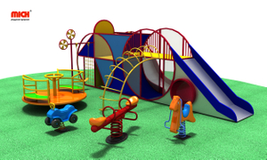 Kids Outdoor Playground with Various Games