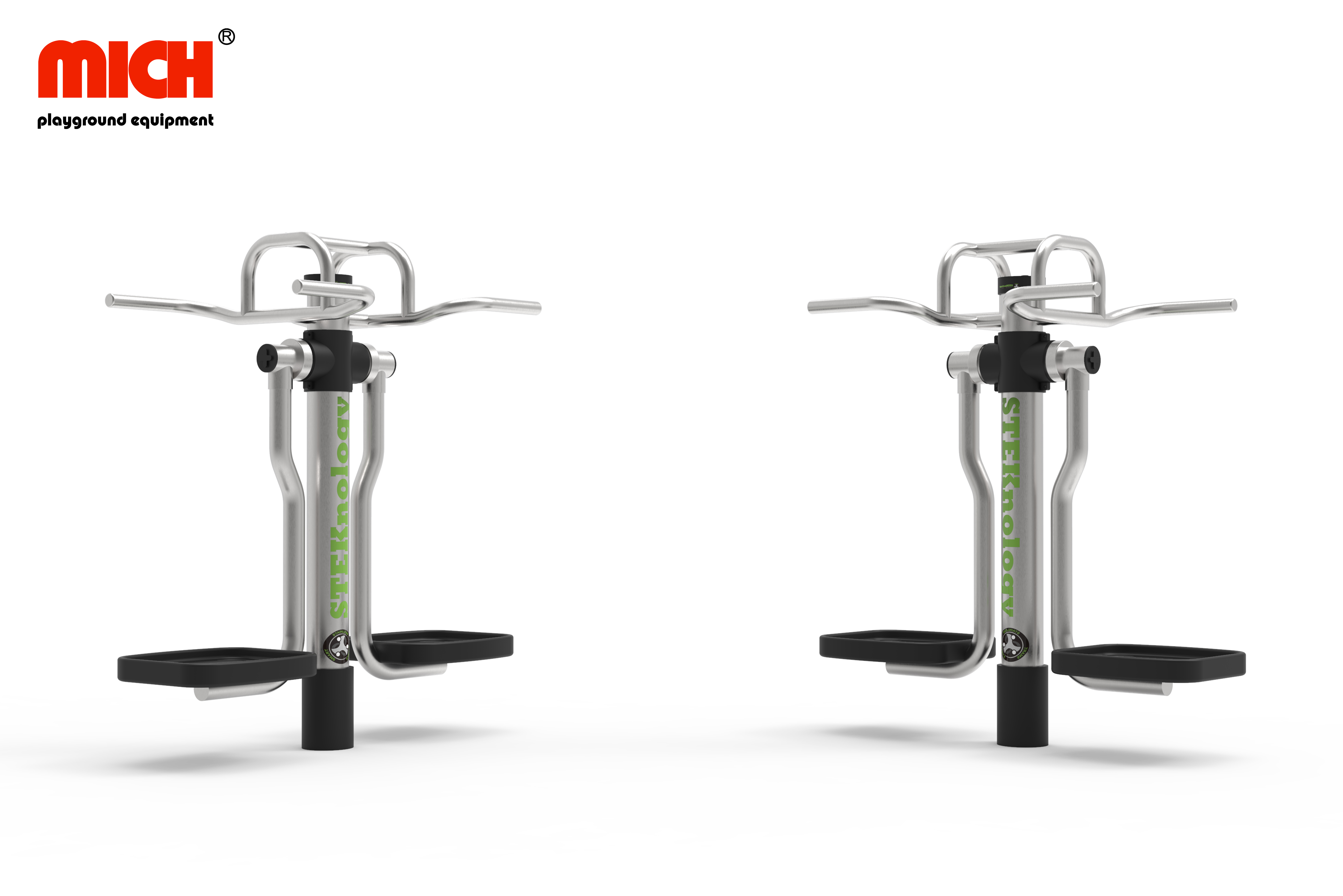 Stainless Steel Waist Twist Gym Equipment Outdoor Fitness Equipment