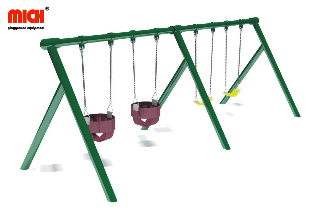 Good Quality Kids Outdoor Four Seats Swing Set for Sale