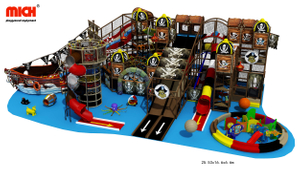 Pirate Themed High Kids Soft Play Center