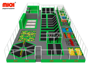 Rectangle 800 Sqm Adults Trampoline Park