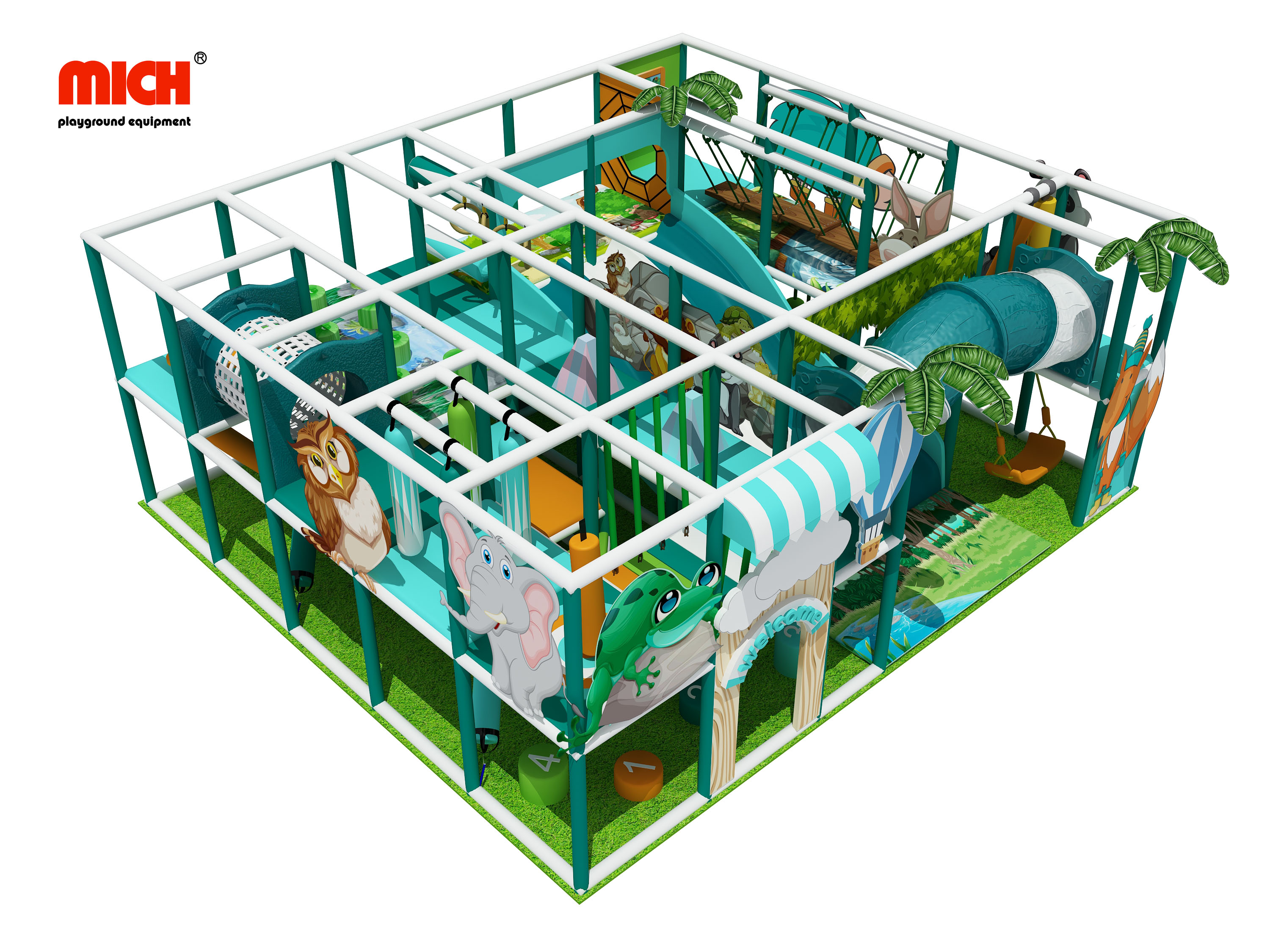 Commercial Small Kids Indoor Soft Playhouse