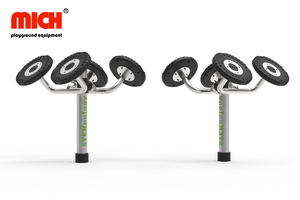 Stainless Steel Outdoor Fitness Equipment with Taichi Spinner 