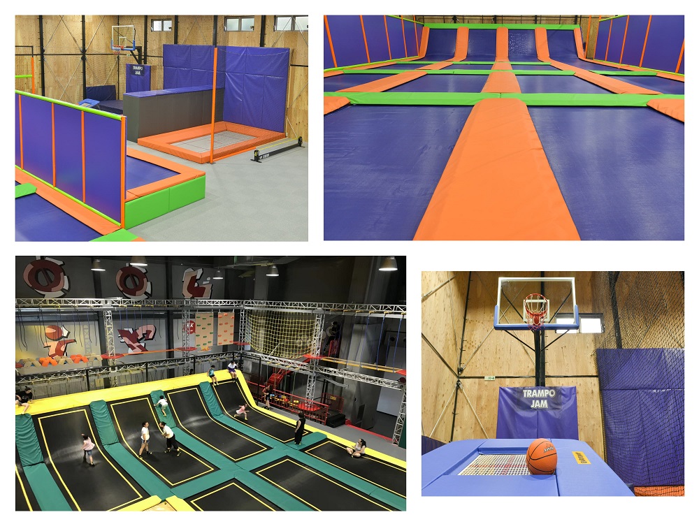 Mich 160sqm Inclined Indoor Trampoline Park