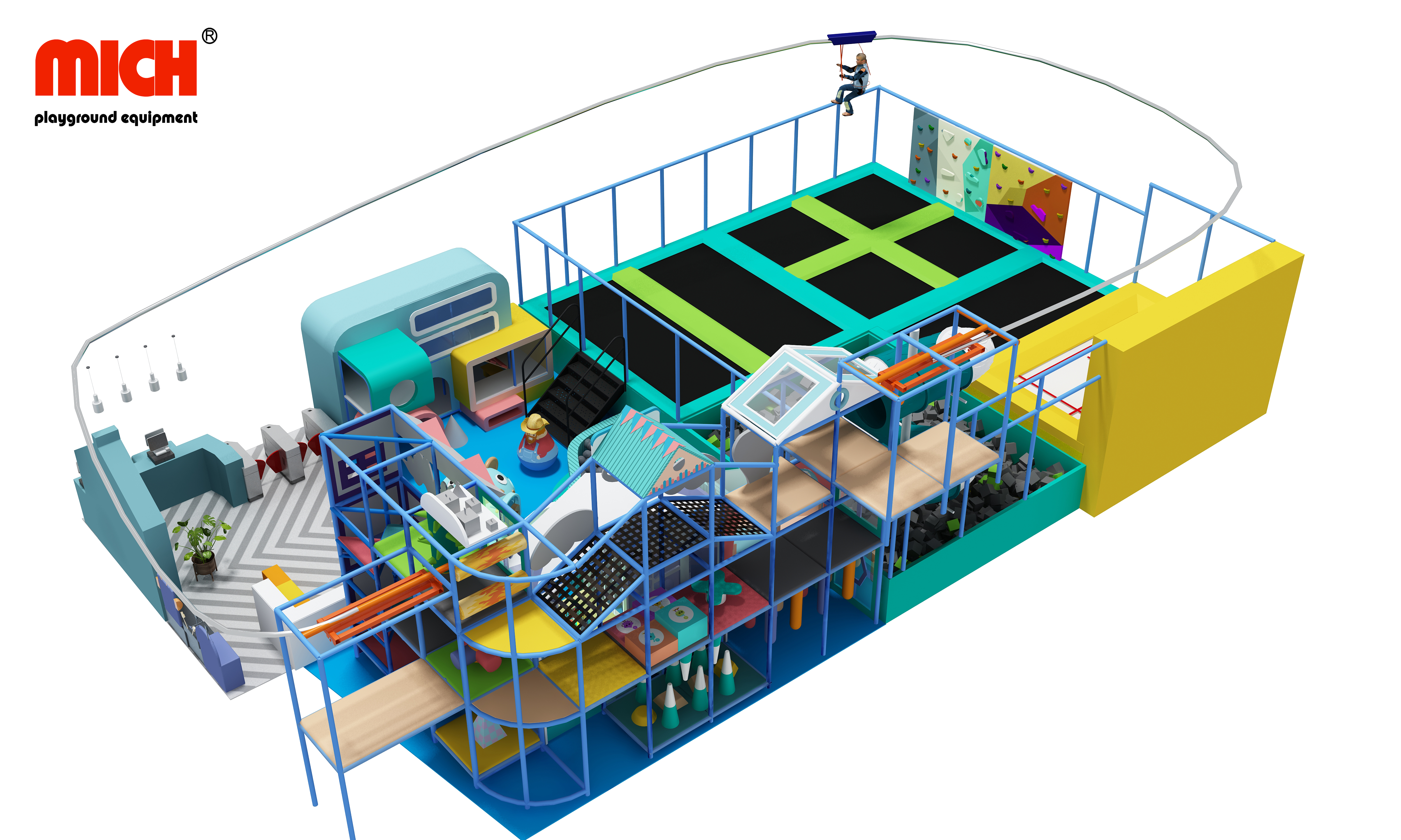 Mich Indoor Playground for Kids Adults