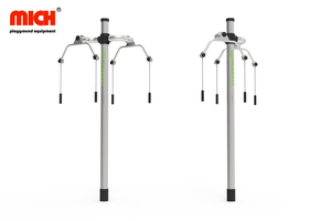 Stainless Steel Outdoor Fitness Equipment with Handicap Arm Extension