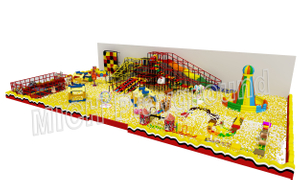 Large Kids Ball Pit Zone with Playhouse Maze